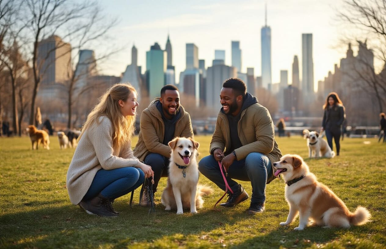 Social Benefits in NYC's Dog-Friendly Community