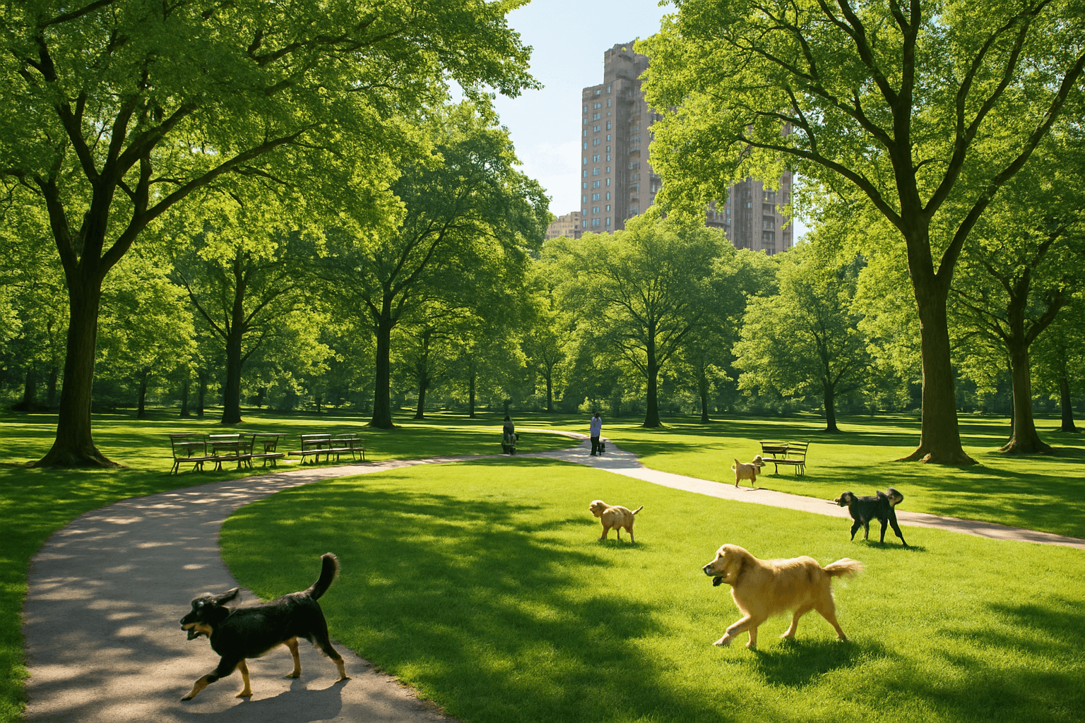 Abundant Green Spaces and Parks Perfect for Dogs